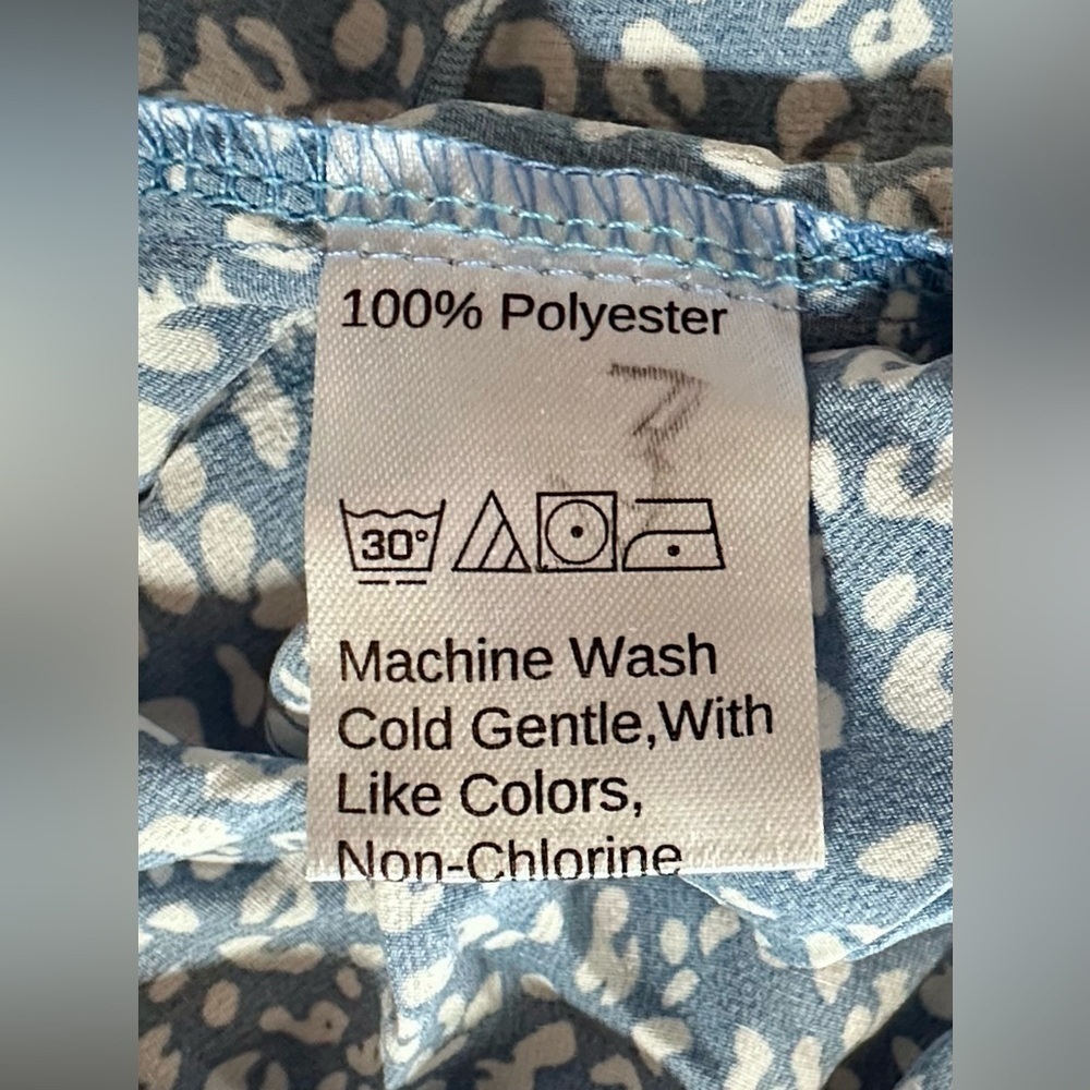 NWOT Miss Sparkling Tiered Ruffle Print Summer Dress  Small - Picture 7 of 11